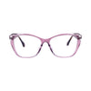 VANROSSI Women's Purple Cat Eye Eyeglass Frame
