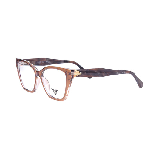 VANROSSI Women's Crystal Hazel Cat-Eye Eyeglass Frame