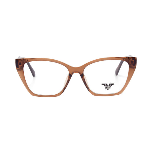 VANROSSI Women's Crystal Hazel Cat-Eye Eyeglass Frame