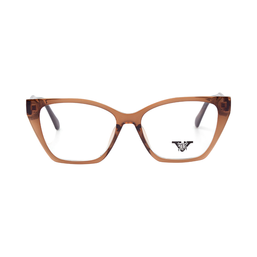 VANROSSI Women's Crystal Hazel Cat-Eye Eyeglass Frame