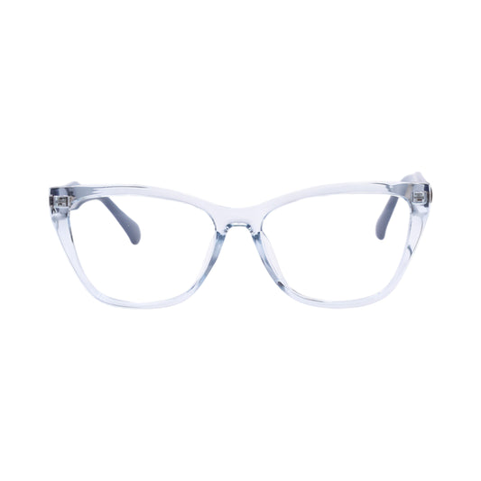VANROSSI Women's Crystal Clear Cat-Eye Eyeglass Frame