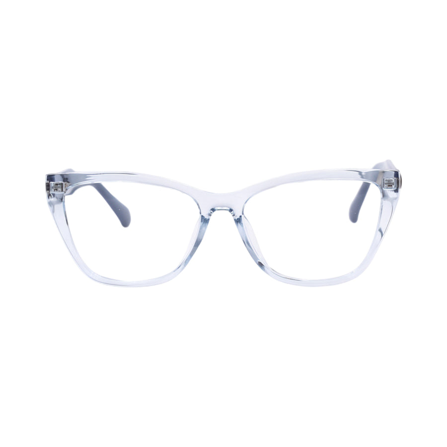 VANROSSI Women's Crystal Clear Cat-Eye Eyeglass Frame