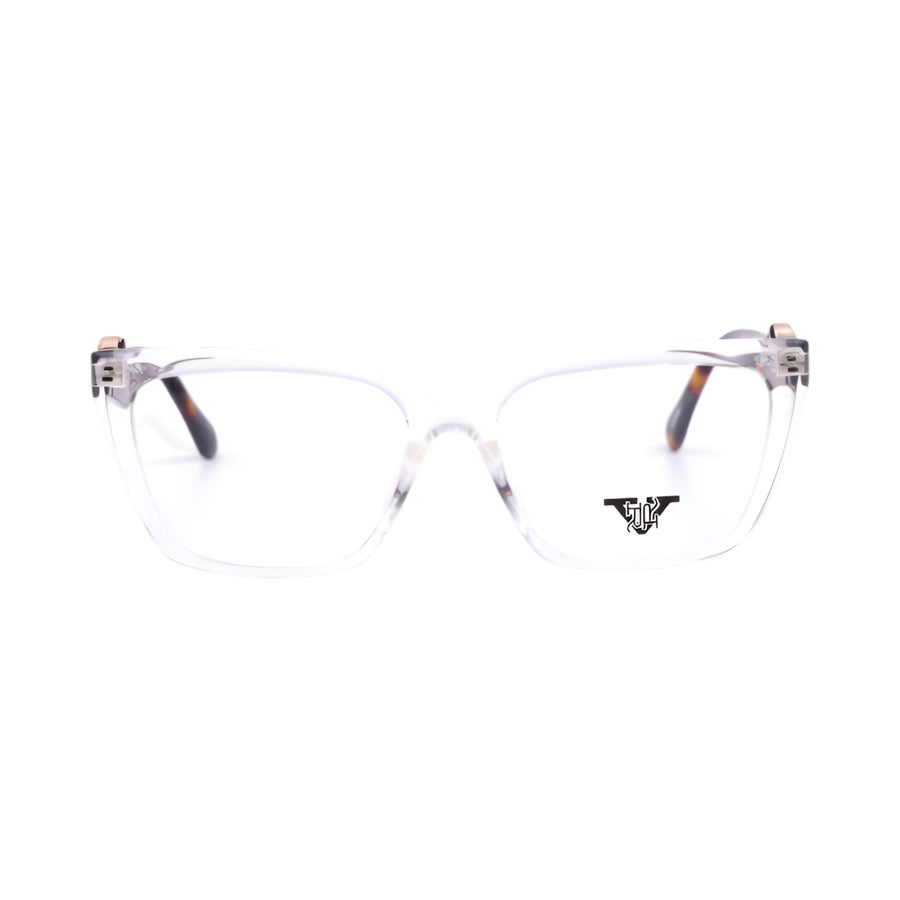 VANROSSI Women's Crystal Clear Cat-Eye Eyeglass Frame