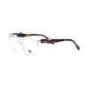 VANROSSI Women's Crystal Clear Cat-Eye Eyeglass Frame