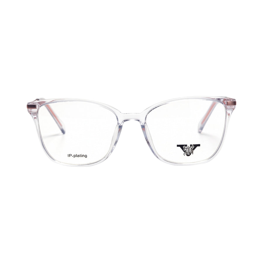 VANROSSI Women's Crystal Clear Cat-Eye Eyeglass Frame
