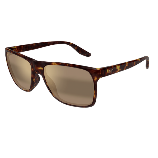 MAUI JIM Men's Tortoise Rectangular Sunglasses