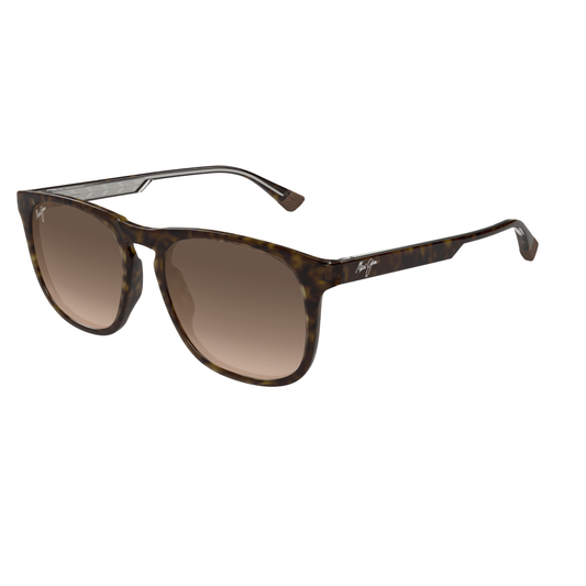 MAUI JIM Men's Tortoise Square Sunglasses