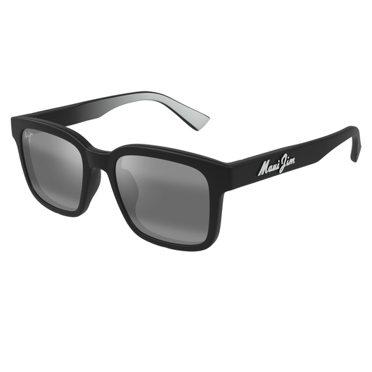 MAUI JIM Men's Black Rectangular Sunglasses