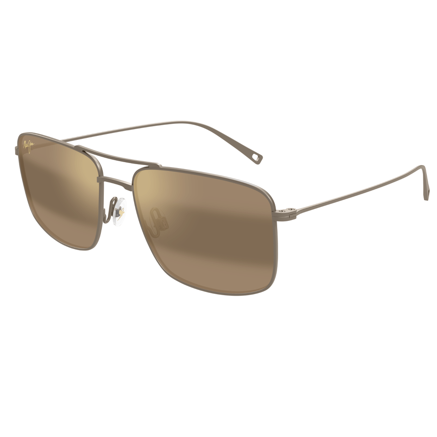 MAUI JIM Men's Double-Bridge Metal Sunglasses