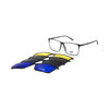 VANROSSI Rectangle Clip-On Optical Glasses