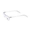 VANROSSI Unisex Crystal Clear Rectangular Eyeglass Frame