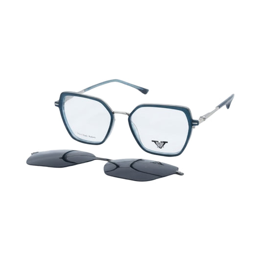 VANROSSI Geometric Clip-On Optical Glasses