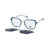 VANROSSI Geometric Clip-On Optical Glasses