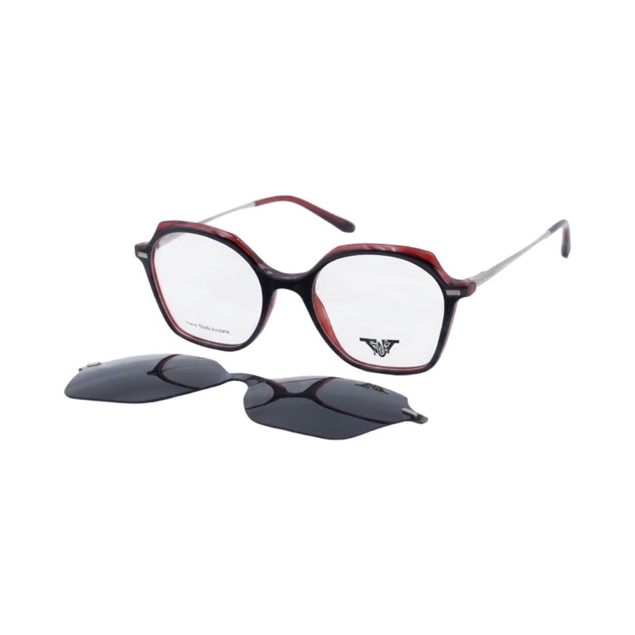 VANROSSI Geometric Clip-On Optical Glasses