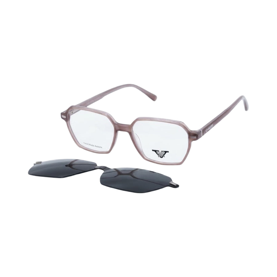 VANROSSI Geometric Clip-On Optical Glasses