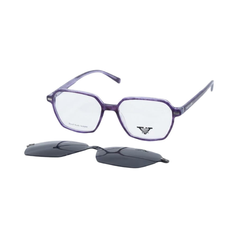 VANROSSI Geometric Clip-On Optical Glasses