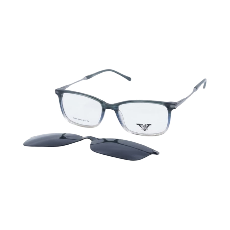 VANROSSI Rectangle Clip-On Optical Glasses