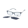 VANROSSI Rectangle Clip-On Optical Glasses