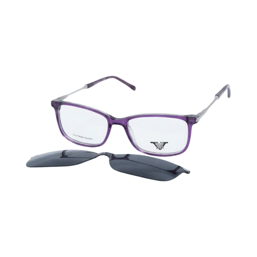 VANROSSI Rectangle Clip-On Optical Glasses
