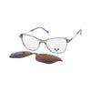 VANROSSI Cat-Eye Clip-On Optical Glasses