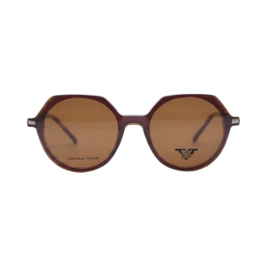 VANROSSI Geometric Clip-On Optical Glasses