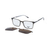 VANROSSI Rectangle Clip-On Optical Glasses