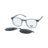 VANROSSI Oval Clip-On Optical Glasses