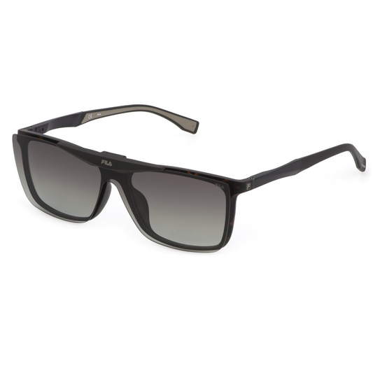 FILA Men's Rectangle Clip-On Optical Glasses